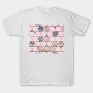 Geometric forms industrial rose T-Shirt